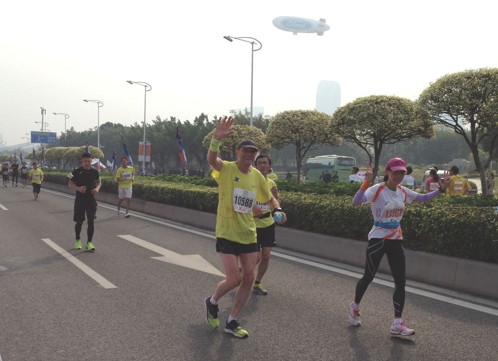 Guangzhou Marathon 2013 - bei KM 21